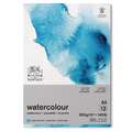 WINSOR & NEWTON™ | Classic aquarelpapier, DIN A5, 14,8 cm x 21 cm, 300 g/m², fijn, 1. Blok met 12 vel — kopsgelijmd