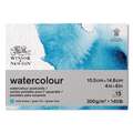 WINSOR & NEWTON™ | Classic aquarelpapier, DIN A6, 10,5 cm x 14,8 cm, 300 g/m², fijn, 4. Blok met 15 vel — postkaarten