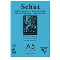 Schut | Study aquarelpapier, A5, 14,8 cm x 21 cm, 250 g/m², blok (eenzijdig gelijmd), 1. Blok met 40 vel
