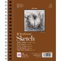 Strathmore® | Sketch 400 schetspapier — spiraalblok, A5, 14,8 cm x 21 cm, 89 g/m², fijn, blok, spiraalgebonden