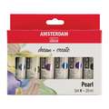 Royal Talens | AMSTERDAM Standard Series acrylverf — 6-sets, Pearl, 6 x tube 20 ml, set