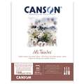 CANSON® | Mi-Teintes® pastelblok, White, blok (eenzijdig gelijmd), 160 g/m², 32 cm x 41 cm