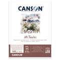 CANSON® | Mi-Teintes® pastelblok, White, blok (eenzijdig gelijmd), 160 g/m², 24 cm x 32 cm