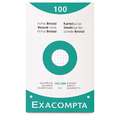 EXACOMPTA indexkaarten, 12,5 cm x 20 cm, 205 g/m², pak van 100 stuks