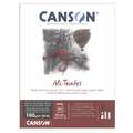CANSON® | Mi-Teintes® pastelblok, Black, blok (eenzijdig gelijmd), 160 g/m², 32 cm x 41 cm