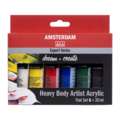 Royal Talens | AMSTERDAM Expert Series — Introset II, 6 kleuren, 6 x tube 20 ml, set
