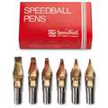 Speedball® | A-B-C-LC Series kroontjes — 6-sets, A-Series, set