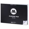 MOLOTOW™ | MARKER PAD — white, A4, 21 cm x 29,7 cm, 90 g/m², glad, blok (eenzijdig gelijmd) 50 vellen