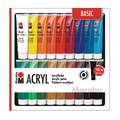 Marabu Acrylverf starterset, 18 x 36 ml