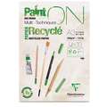 Clairefontaine | Paint ON Recyclé — multi-papier, blok (eenzijdig gelijmd), DIN A3, 29,7 cm x 42 cm, 250 g/m², 1. Blok met 30 vel