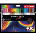 STABILO® | ARTY Pen 68 brush viltstift — sets, 30 viltstiften, set