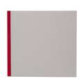 KUNST & PAPIER | Projekt schets- en tekenboek, llinnenstrepen rood, formaat vierkant, 21 cm x 21 cm, 144  vel,100 grams, schetsboek