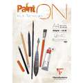 Clairefontaine | Paint ON Blanc — multi-papier, DIN A4, 21 cm x 29,7 cm, 250 g/m², 1 stuk, 2. Blok (kopsgelijmd) met 40 vel