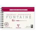 Clairefontaine FONTAINE spiraalblok, grain fin, 12 cm x 18 cm, 300 g/m², fijn, blok, spiraalgebonden