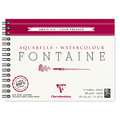 Clairefontaine FONTAINE spiraalblok, grain fin, 18 cm x 24 cm, 300 g/m², fijn, blok, spiraalgebonden