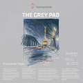 Hahnemühle | THE GREY PAD schetsblok — grijs papier, 14 cm x 14 cm, 120 g/m², glad, 2. Vierkant formaat