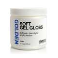 GOLDEN® | SOFT GEL acrylmedium — diverse glansgraden, pot 473 ml, 1 stuk, 1. Gloss = glans