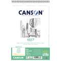 CANSON® 1557®schetsblok, A5, 14,8 cm x 21 cm, 120 g/m², mat, blok, spiraalgebonden
