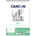 CANSON® 1557®schetsblok, A4, 21 cm x 29,7 cm, 120 g/m², mat, blok, spiraalgebonden