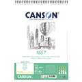 CANSON® 1557®schetsblok, A3, 29,7 cm x 42 cm, 120 g/m², mat, blok, spiraalgebonden