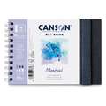 CANSON® | Montval® ART BOOK — spiraal, A5, 14,8 cm x 21 cm, 300 g/m², blok, spiraalgebonden, 1. Landschap = liggend formaat