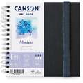 CANSON® | Montval® ART BOOK — spiraal, 20 cm x 20 cm, 300 g/m², fijn, 2. Vierkant formaat
