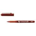 PILOT Pen V-Ball fineliner, rood, 0,5 mm - fijne punt