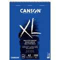 CANSON® XL Mix Media 300 gr/m² universeel papierblok, A2, 42 cm x 59,4 cm, 300 g/m², mat, blok, spiraalgebonden