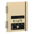 Hahnemühle schetsboek Kraftpapier, DIN A5, 14,8 cm x 21 cm, 120 g/m², ruw, schetsboek