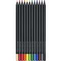 Faber-Castell | Black Edition kleurpotlood — sets, 12 kleuren, set
