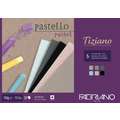 FABRIANO® | Tiziano pastelpapier, DIN A4, 21 cm x 29,7 cm, 160 g/m², ruw|gestructureerd, 4. Blok - éénzijdig gelijmd | 30 vel | grijze tinten