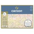CANSON® | Aquarelle aquarelpapier — grain fin = fijngekorreld, 36 cm x 50 cm, 300 g/m², fijn, 1. Blok (4-zijdig gelijmd) met 20 vel