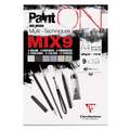Clairefontaine | PaintON MIX9 — multi-papier, DIN A4, 21 cm x 29,7 cm, blok (eenzijdig gelijmd), 250 g/m², 1. Rechthoekig formaat