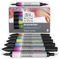 WINSOR & NEWTON™ | Promarker Watercolour™ — se ○, Floral, set met 6 markers