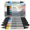 WINSOR & NEWTON™ | Promarker Watercolour™ — sets, Sky tones, set met 6 markers