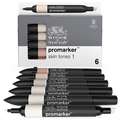 WINSOR & NEWTON™ | Promarker™ — 6-sets, Skin tones 1, set, set
