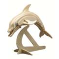 Pebaro | Bouwpakketten — onbehandeld hout, Dolphin, 23 cm x 20 cm — 25 onderdelen, 1 stuk