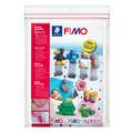 FIMO® Accessoires gietvormen mallen met verschillende motieven, "grappige beestene", vrolijke dieren