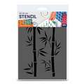 QBIX | Image stencil, Flora N° 7: Bamboo — (A4) 21 cm x 29,7 cm, 1 stuk, 4. Flora stencils