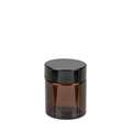GLOREX | Glazen pot — bruin, 30 ml, Ø 38 mm x 50 mm, 1 stuk