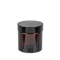 GLOREX | Glazen pot — bruin, 60 ml, Ø 52 mm x 55 mm, 1 stuk