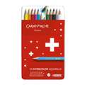 CARAN d'ACHE® | Swisscolor kleurpotloden sets, set 12 st.