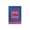 FABRIANO® |1264 Bristol tekenblok, DIN A4, 21 cm x 29,7 cm, blok (eenzijdig gelijmd), glad, blok (eenzijdig gelijmd)