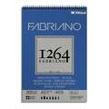 FABRIANO® |1264 tekenblok zwart — spiraal, DIN A3, 29,7 cm x 42 cm, 200 g/m², ruw, 2. Blok met 40 vel