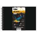 Clairefontaine | Paint ON Noir — zwart multi-papier, DIN A5, 14,8 cm x 21 cm, 250 g/m², 1 stuk, 2. Spiraalblok met 30 vel