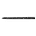 UNI-BALL-Pin Pen - technische tekenpen, 0,5 mm, gekalibreerd|punt met metalen fitting, markers, los, 3. Zwart