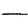 UNI-BALL Pin Pen —- technische tekenpen, 0,03 mm, gekalibreerd|punt met metalen fitting, markers, los, 3. Zwart
