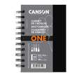 CANSON® | One Art Book™ schetsboek — spiraal, 10,2 cm x 15,2 cm, fijn, 100 g/m², 1. Portret = staand formaat