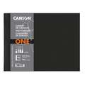 CANSON® | One Art Book™ schetsboek — gebonden, 27,9 cm x 21,6 cm, fijn, 100 g/m², 2. Landschap = liggend formaat