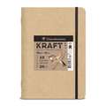 Clairefontaine | KRAFT schetsboek — geniet, DIN A5, 14,8 cm x 21 cm, schetsboek, 115 g/m²